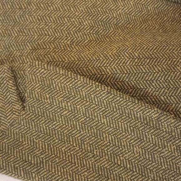 Vintage Jones wear olive green herringbone Blazer, size 16 - Picture 3 of 9